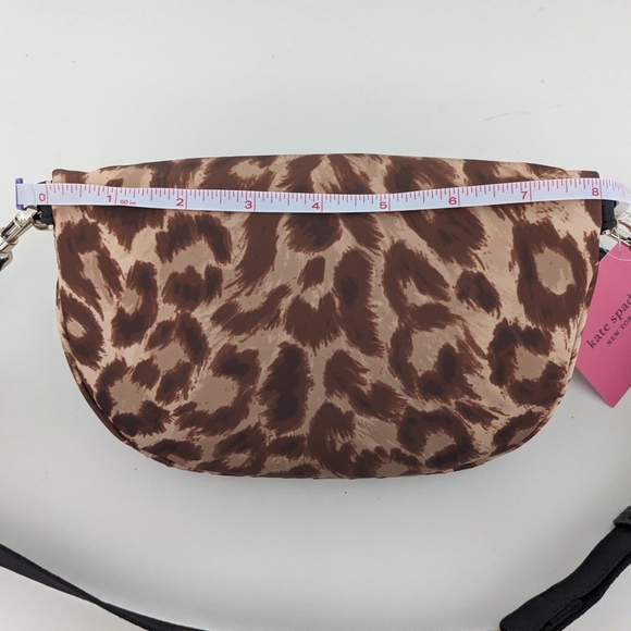 NWT! Kate Spade New York Taylor Leopard Medium Belt Bag In Natural - Picture 9 of 14